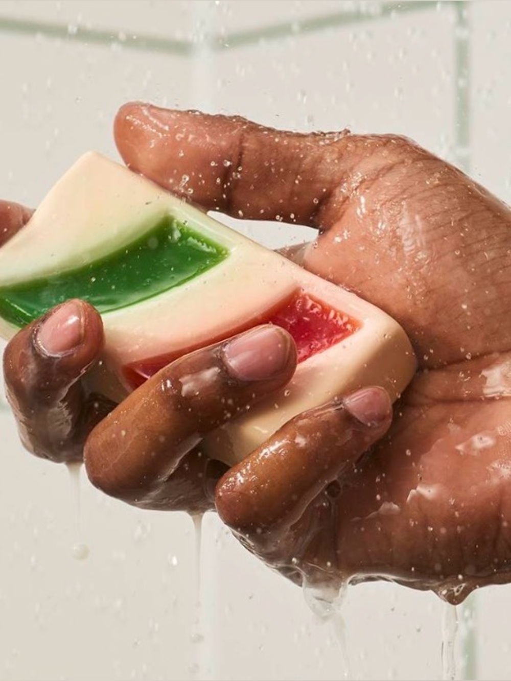 LUSH LIMITED EDITION CANDY CANE SOAP BAR 3.5 oz BRAND NEW